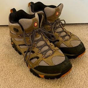 Merrell Mens Moab 2 Vent Ventilator Mid Walnut Hiking Boot sz 13 vibram J86593W